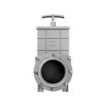Rain Harvesting 100mm Sliding Gate Valve Plastic Paddle DWV / Stormwater Pipe