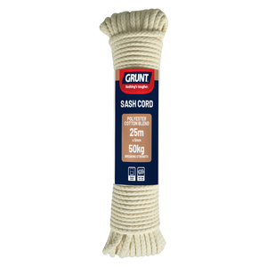 GRUNT 5mm x 25m Polyester Cotton Sash Cord 