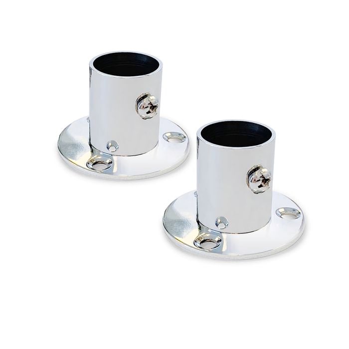 Sandleford 19mm Modern Rod Fitting Bracket - 2 Pack