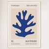 Galrie Papiers Découpés Blue H. Matisse Print (1955) Elegant for your Home, Wood Frame, A0 84 x 119cm (33 x 47inch)