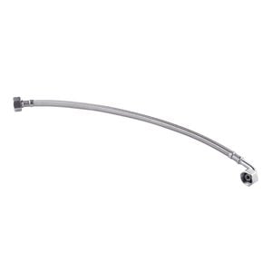 Kinetic 300mm Stainless Steel Flexible Braided Hose Bent Elbow Water Connector