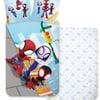 Marvel Spider-man Spidey Squad Kids Cotton Quilt Cover Set - Toddler Bed Size