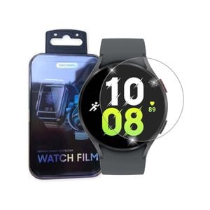 2 Pack MEZON Samsung Galaxy Watch4 (44 mm) Clear Tempered Glass Screen Protectors