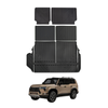 AUSGO Boot Liner Back Seat Protector Set for Lexus GX550 7-Seat 2024-Onwards Cargo Mat Kick Mats