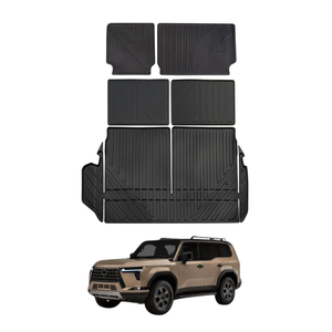 AUSGO Boot Liner Back Seat Protector Set for Lexus GX550 7-Seat 2024-Onwards Cargo Mat Kick Mats