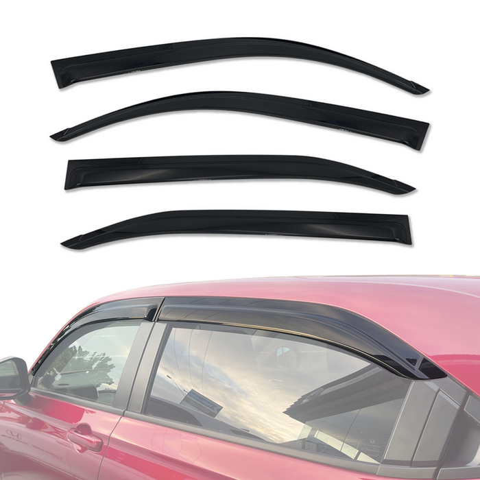 AUSGO Luxury Weather Shields for Honda HRV HR-V 2022-Onwards Weathershields Window Visors Wind Deflectors