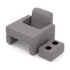 Costway 3pcs Reading Pillow Set Body Cushion Wedge Pillow Bed Couch
