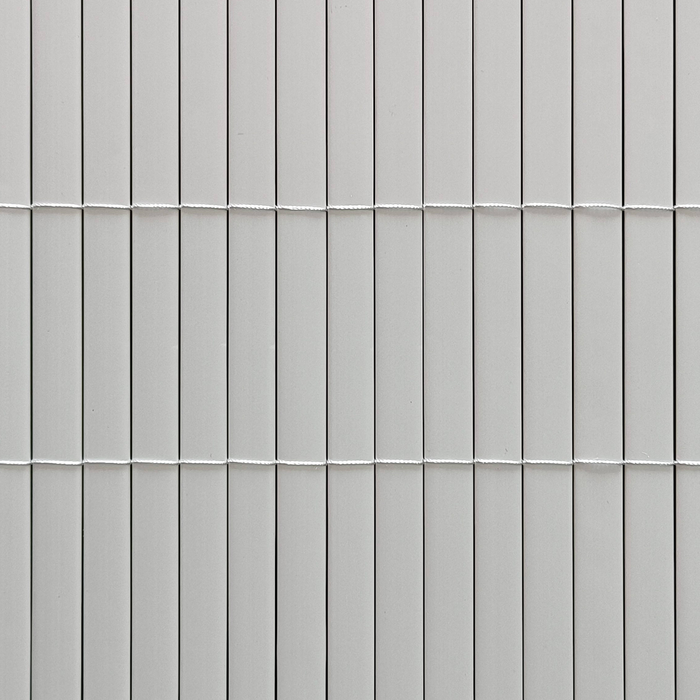 EDEN 1.8 x 3m Grey PVC Garden Screen with Capping