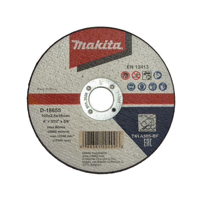 Makita 100 x 2.5 x 16mm Metal Cutting Disc