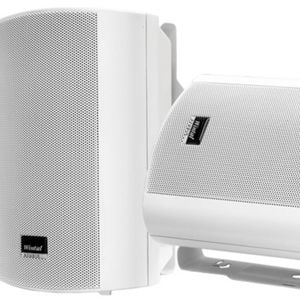 WINTAL STUDIO5W 5" 80 W 2x Indoor Outdoor Weather Proof Surround Speakers White