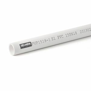Holman 15mm x 1m Class 18 PVC Pressure Pipe