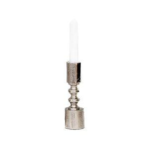 Ssh Collection Ripple 16. 5cm Single Candle Stand - Nickel