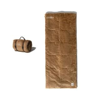 NNEOBA Portable Velvet Camping Sleeping Bag Cord Reel Storage Brown