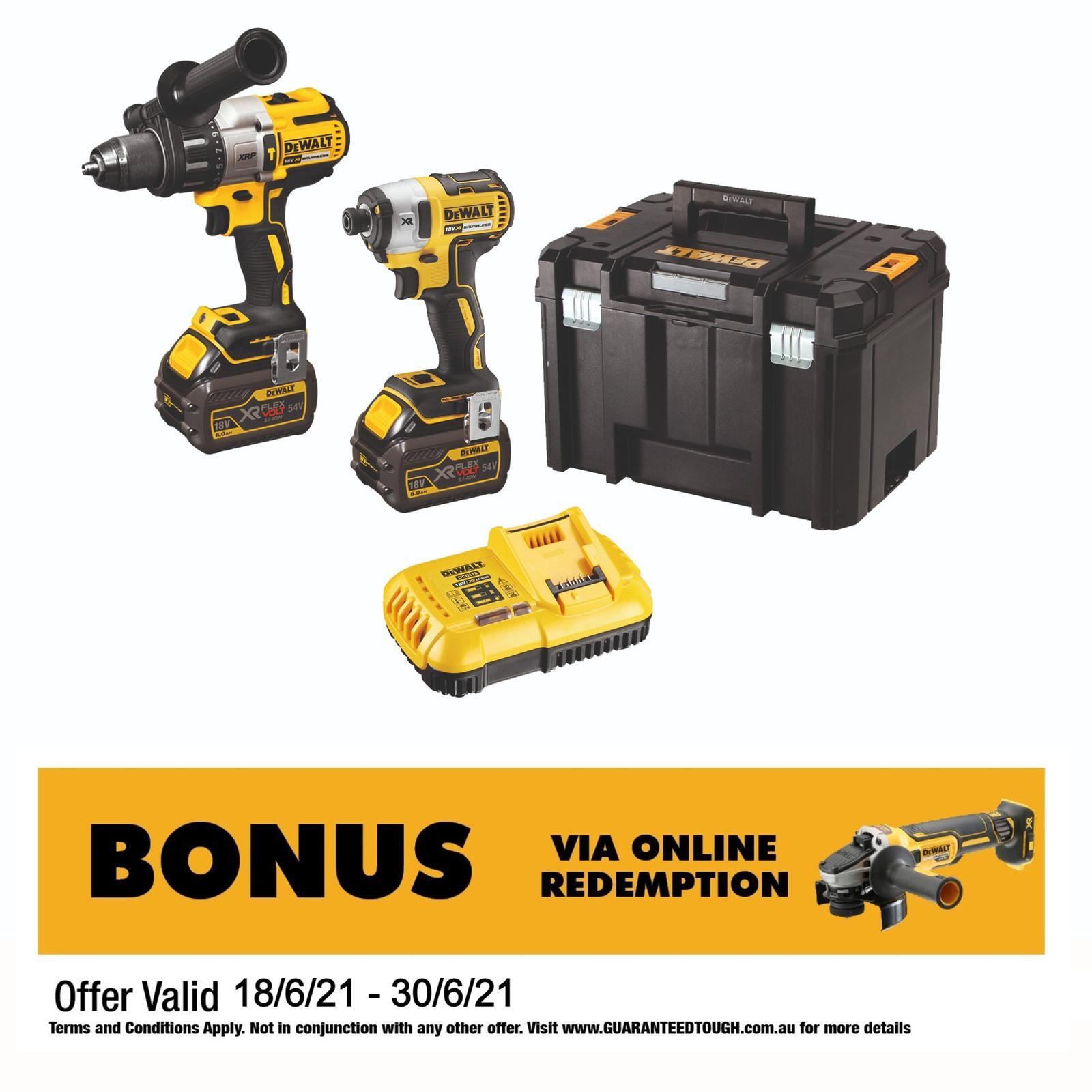DeWALT 18V 2 Piece Heavy Duty Brushless Combo Kit product image