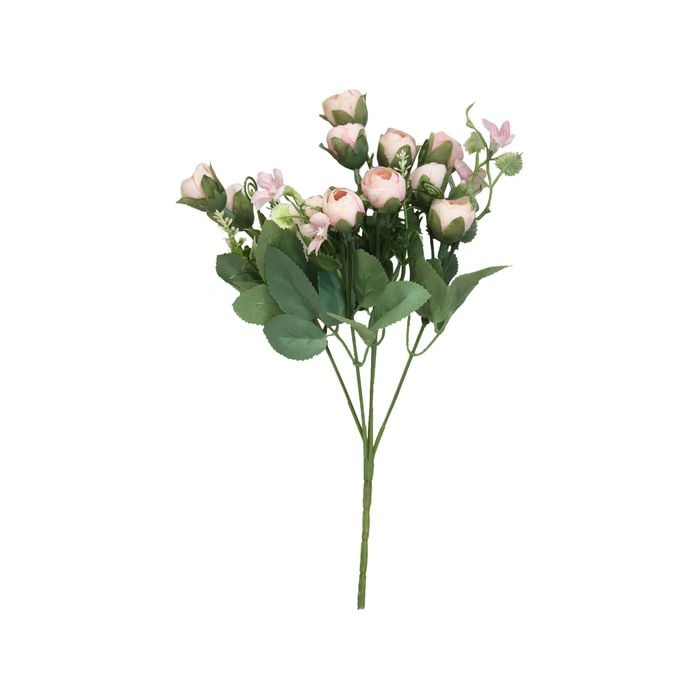 UN-REAL 30cm Pink Rose Artificial Flower - Pink