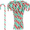 20PCS Acrylic Candy Cane Christmas Ornaments