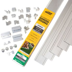 120mm Brushed Alloy Aluminium Edging Kit