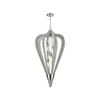 CLA Lighting SENORITA Winter Moss Wood Pendant Light - 6-Lit
