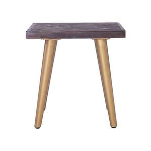 Modern Furniture SIVAN Side Table 50x50cm Acacia Solid Wood - Brown