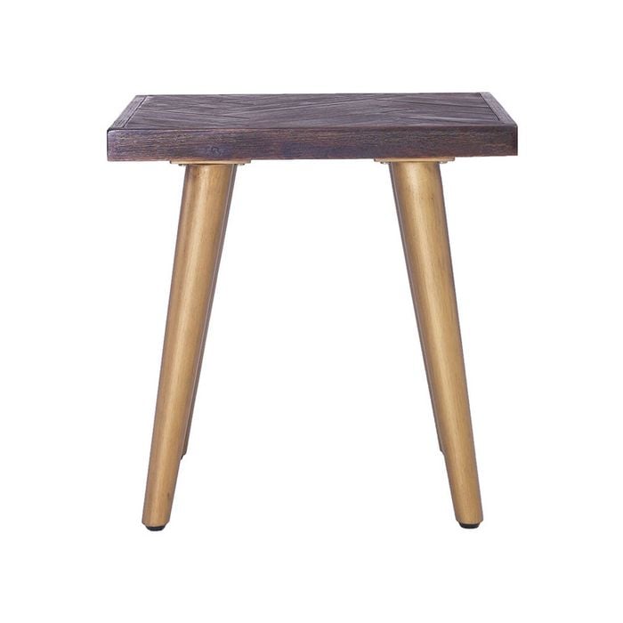 Modern Furniture SIVAN Side Table 50x50cm Acacia Solid Wood - Brown