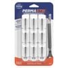 Perma Small White Adhesive Hooks - 9 Pack