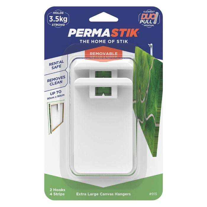Permastik Extra Large Canvas Hangers - 2 Pack