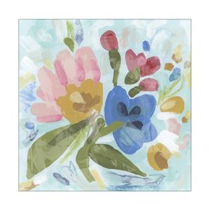 Artey | Bouquet Bounce I - Stretched Canvas - Stretched Canvas - 84 x 84cm