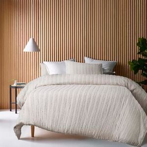 Vintage Design Homewares Reflections Natural Cotton Quilt Cover Set
