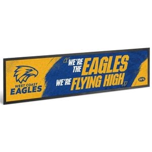 AFL Bar Runner - West Coast Eagles - Bar Mat - 25cm x 90cm