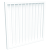 ProtectorAl 300-1000W X 300-1000H Pearl White Aluminium Welded Slat Panel Vertical 18mm Gap
