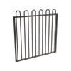ProtectorAl 0800 - 1200 x 1200mm Black Aluminium Pool Gate Loop Top