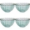 4PK LVD Glass Bowl Decorative Home/Dining Tableware 11.5cm Mist/Gold