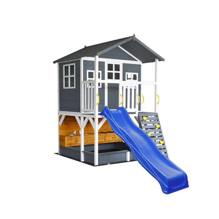 Playground My 1st Playhouse Bunnings Green Slide Playground Set