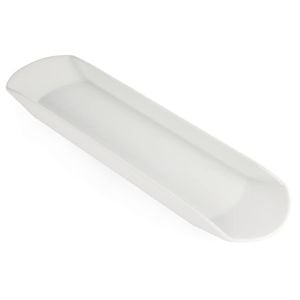 Olympia Gondola Platter Whiteware Porcelain White 560 X 150mm Commercial Catering Tableware