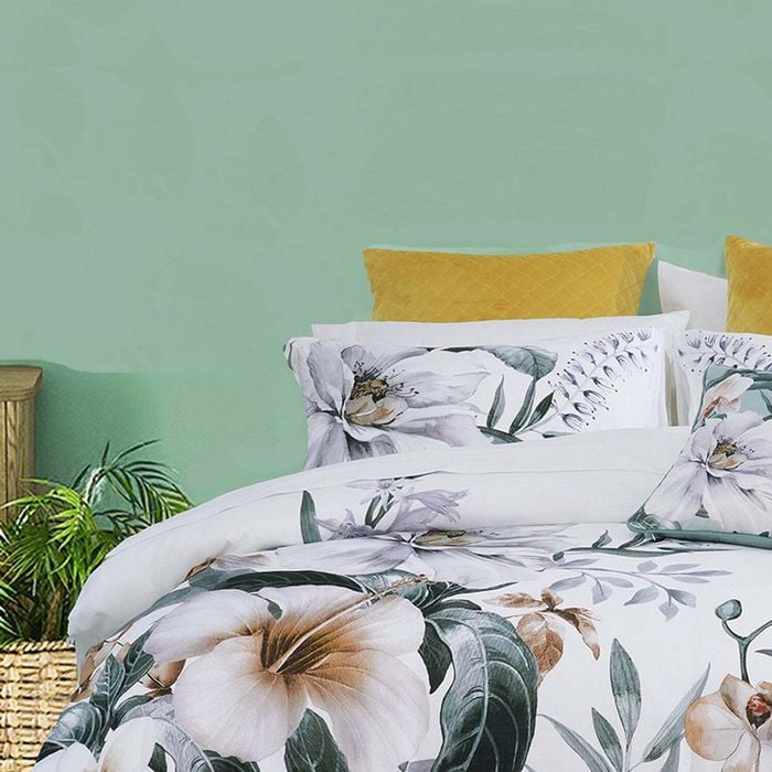 Bianca Chiquita Textured Cotton White Quilt Cover Set - King