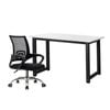 Oikiture Home Office Desk and Chair Set