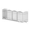i.Pet Dog Gate Playpen Enclosure 6 Panel Pet Door Fence Wooden Play Pen Stair