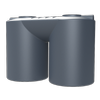 Melro Tanks 7010L Mountain Blue Slimline Poly Water Tank