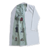 Rick and Morty Rick Lab Coat Replica Kids/Adult Dress Costume Party Prop