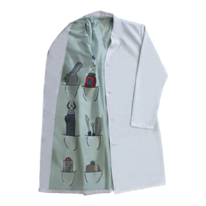 Rick and Morty Rick Lab Coat Replica Kids/Adult Dress Costume Party Prop