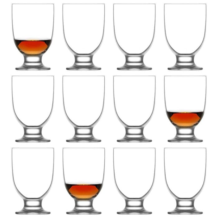 LAV Tokyo Glass Footed Tumblers - 290ml - Pack of 12