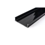 Grates 2 Go 1500mm Black Modular Shower Drain Base Channel