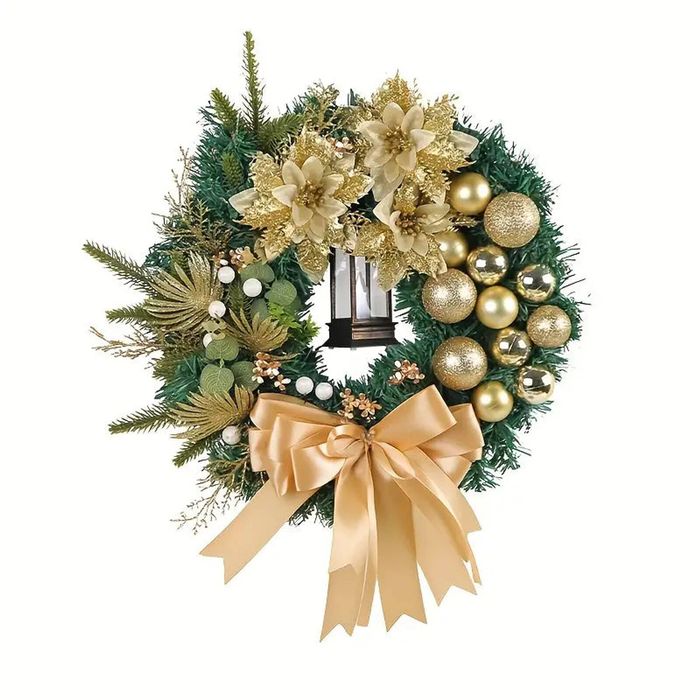 Lifebay Braided Bliss: A Festive Christmas Wreath