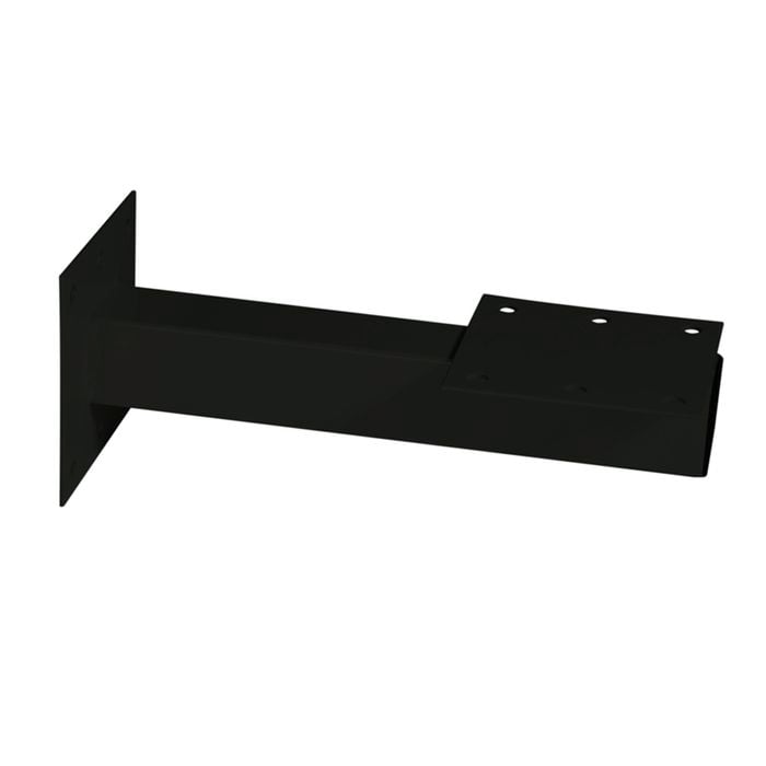 Sandleford Black Wall Mount Letterbox Post