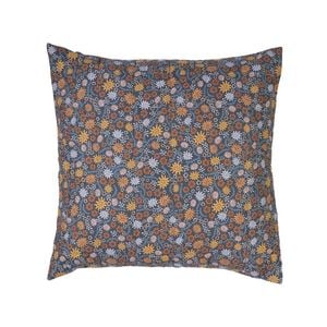 Ecology Sea Euro Pillowcase Size 65 x 65cm Blue/Clay/Pink Bedding