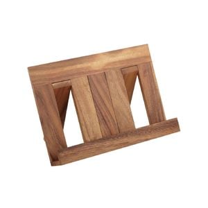 Acacia Wood Recipe Book Holder Vertical