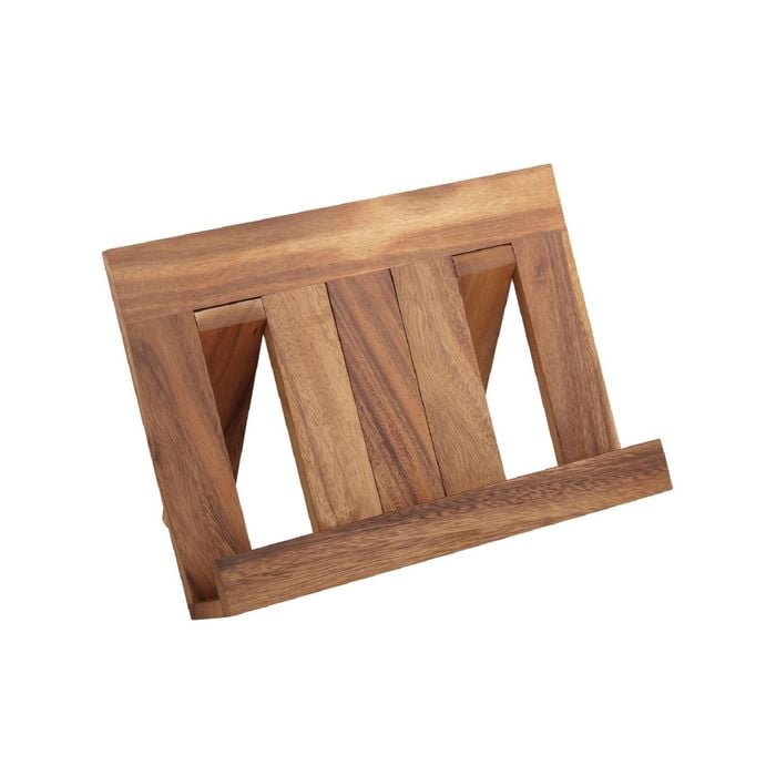 Acacia Wood Recipe Book Holder Vertical