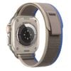 Trail Loop Watch Band Strap - For Apple iWatch 38mm 40mm 41mm [42mm Series 10] (Blue & Gray)
