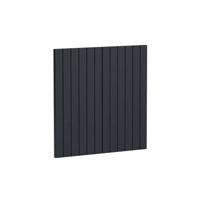 Kaboodle 600mm Poppy Seed V-Groove Rangehood Doors - 2 Pack