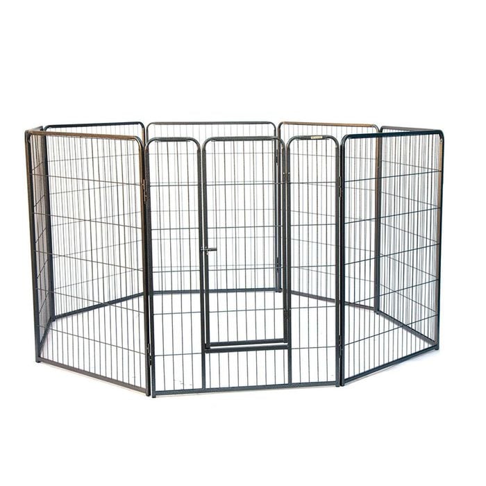 8 Panels Galvanised Pen Run for Dog Chicken Chook Rabbit Cat 100cm